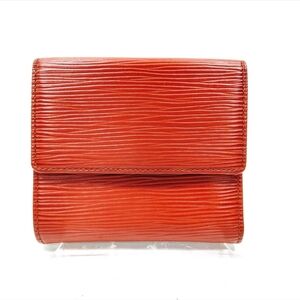 Louis Vuitton LV  Bi-fold Wallet  Portefeuille Elise Brown Epi